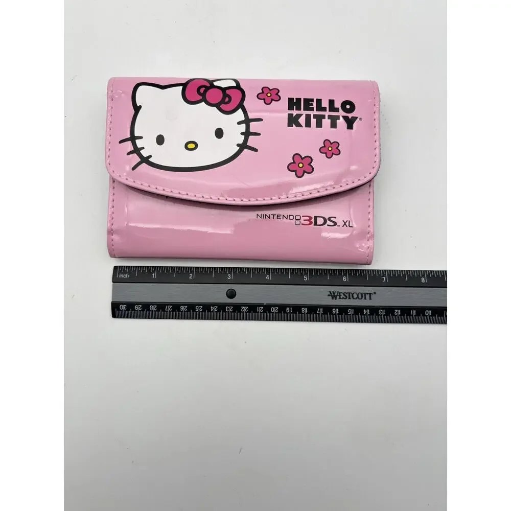 Hello Kitty Nintendo 3DS Pink Travel Case Console Game Holder Pouch VG Condition